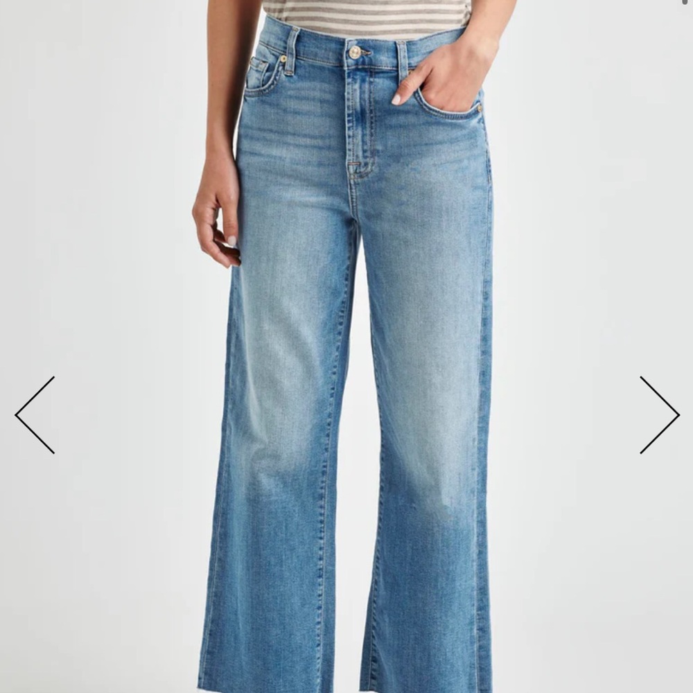 Splendid Blue Flare Wide Leg Jeans
